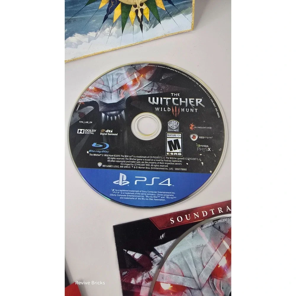 The Witcher 3 WWild Hunt Sony PlayStation 4 PS4 2019 CIB Complete W/ Extras Work